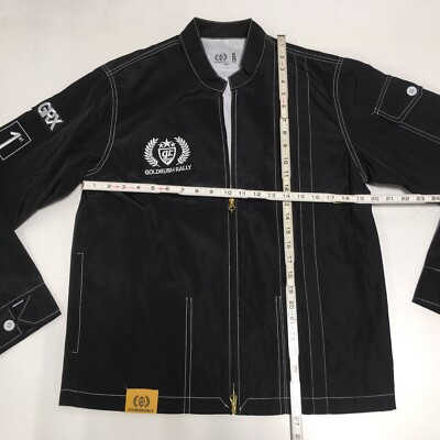 Gold Rush Rally Tour GRX Black Bomber Full Zip Polyester Light