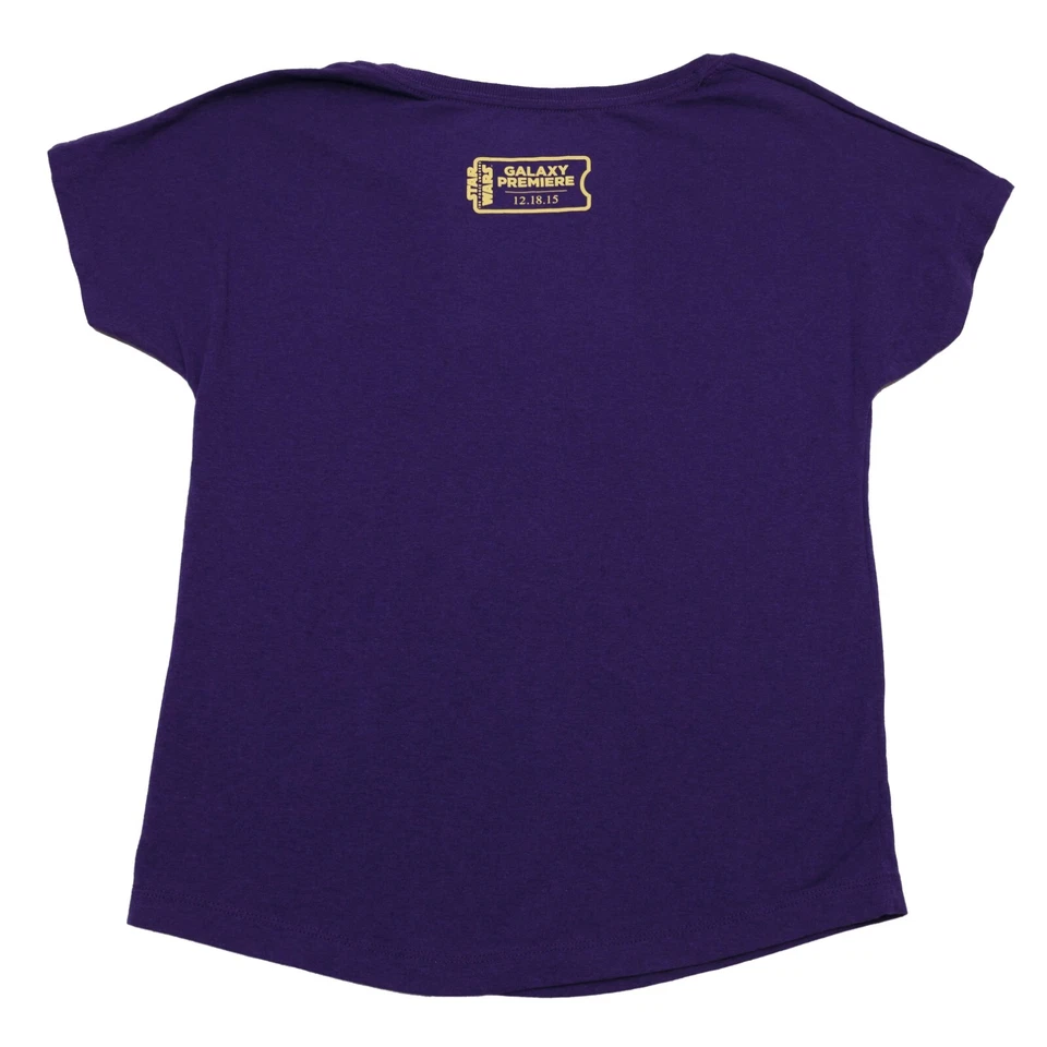 Star Wars The Force Awakens T-Shirt Woman Small Purple Galaxy Premiere 2015 - Изображение 4 из 4