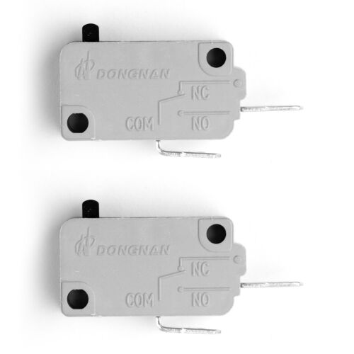 2 x interrupteur de porte de four à micro-ondes NO pour micro-ondes KW3A 16A 125/250V normalement ouvert - Photo 1 sur 2