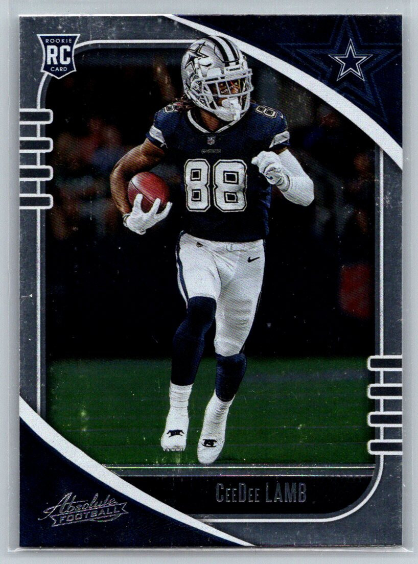 2020 Panini Absolute Rookie CeeDee Lamb #115 Dallas Cowboys RC TC3863