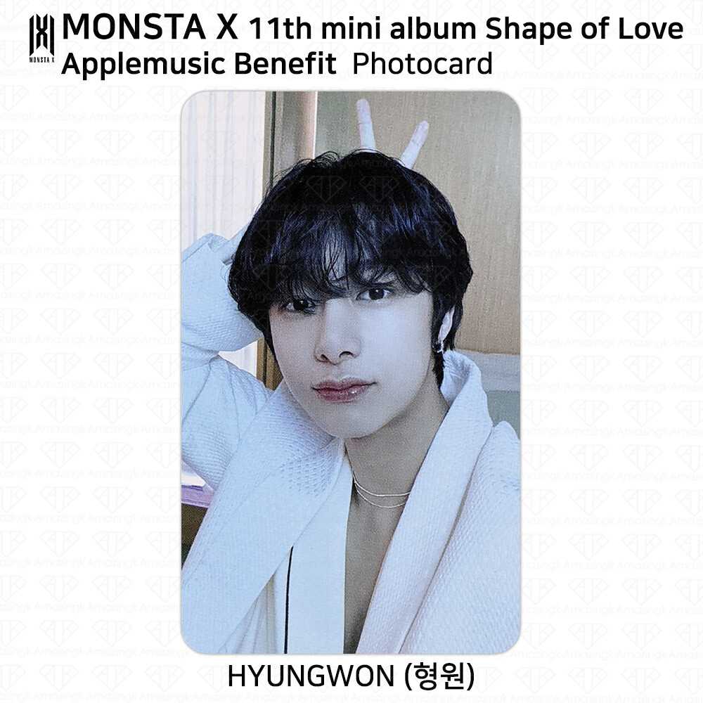 Monsta X 11th Mini Album Shape of Love Photocard Apple Music Monsta X 11th Mini Album Shape of Love Photocard Apple Music