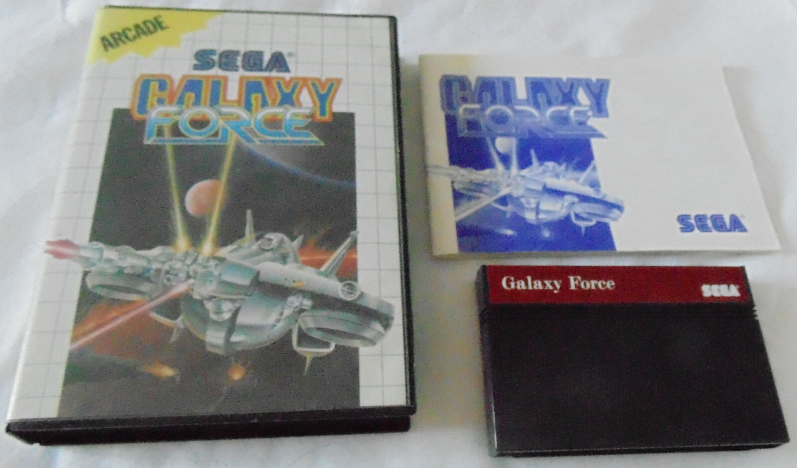 galaxy force authentique version originale sega master system complet