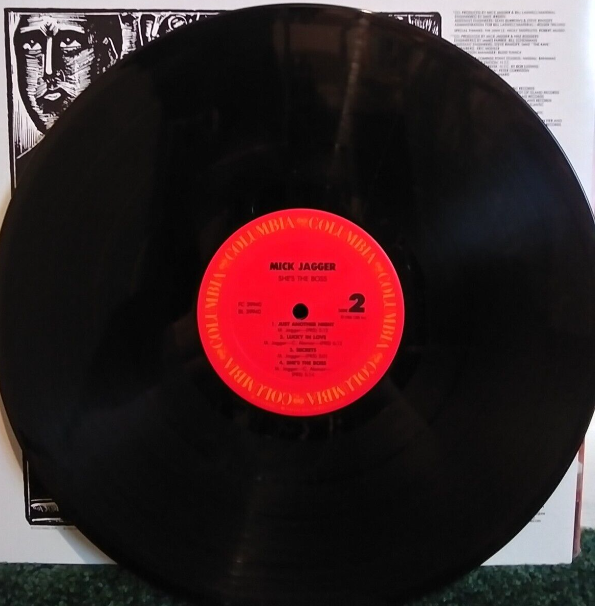 (Rolling Stones) Mick Jagger She's The Boss Vinyl 1985 NM LP in