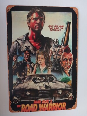 MAD MAX THE ROAD WARRIOR Blechschild 20x30 cm Version 2 Mel Gibson