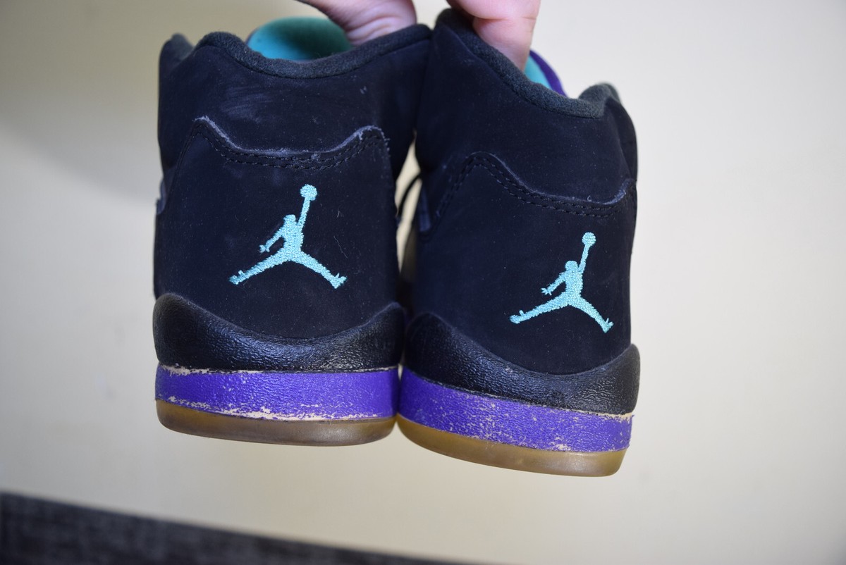 Jordan 5 Retro Black Grape 2013 Basketball High Top Shoes  display picture 3