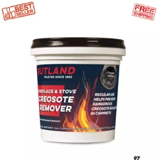 Rutland Dry Cresote Remover Chimney Wood Stove Cleaner Furnace Fireplace 1 lb
