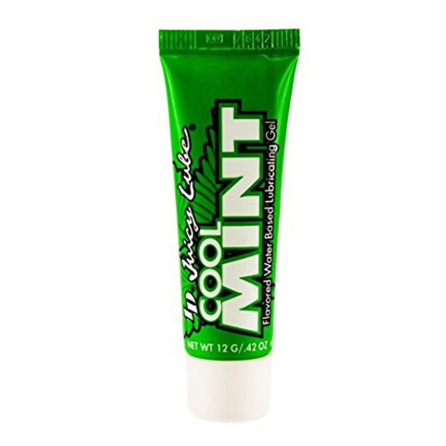 ID Lube Juicy Flavoured Lubricant 12ml Cool MINT Flavour Waterbased