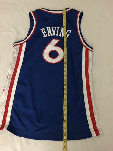 Philadelphia 76ers Julius Erving Jersey NBA Adidas Basketball Youth Large L - Picture 6 of 8