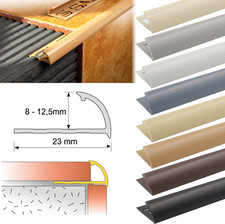 Round Edge PVC Tile Trim Quadrant 2.5 m – 8/10/12.5 mm Mix Colours