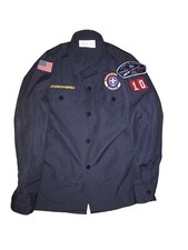 Boy Scouts of America Cub Scout Uniform Youth L/S Shirt USA Blue Medium C26