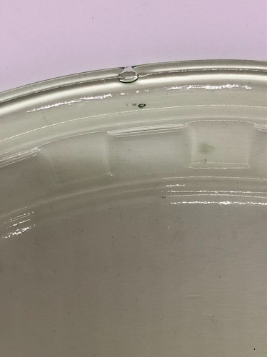 Uranium Green Art Deco Etched Faceted Plate - Picture 7 of 12