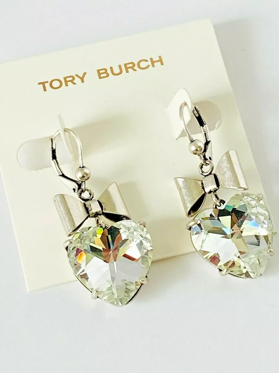 Silver tory hotsell burch earrings