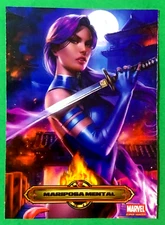 MARVEL SUPER HEROES Card PERU 2019  #080 MENTAL BUTTERFLY Psylocke - X Force