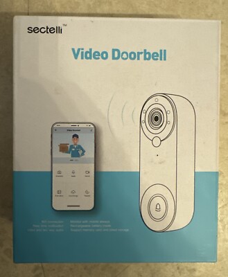 Alexa Google Voice Command  Smart FHD Outdoor WiFi Doorbell Camera