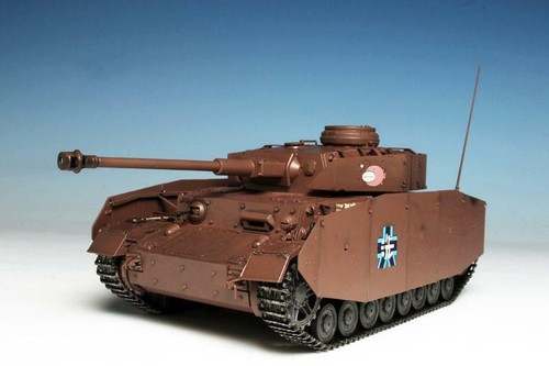 Girls Und Panzer Panzer IV Ausf.D H-TYPE 1/35 Anko Team Model Kit Plaz GP-20 - Picture 9 of 10