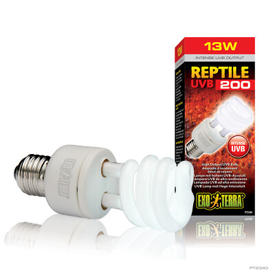 Exo Terra Reptile UVB 200 High Output Compact Lamp