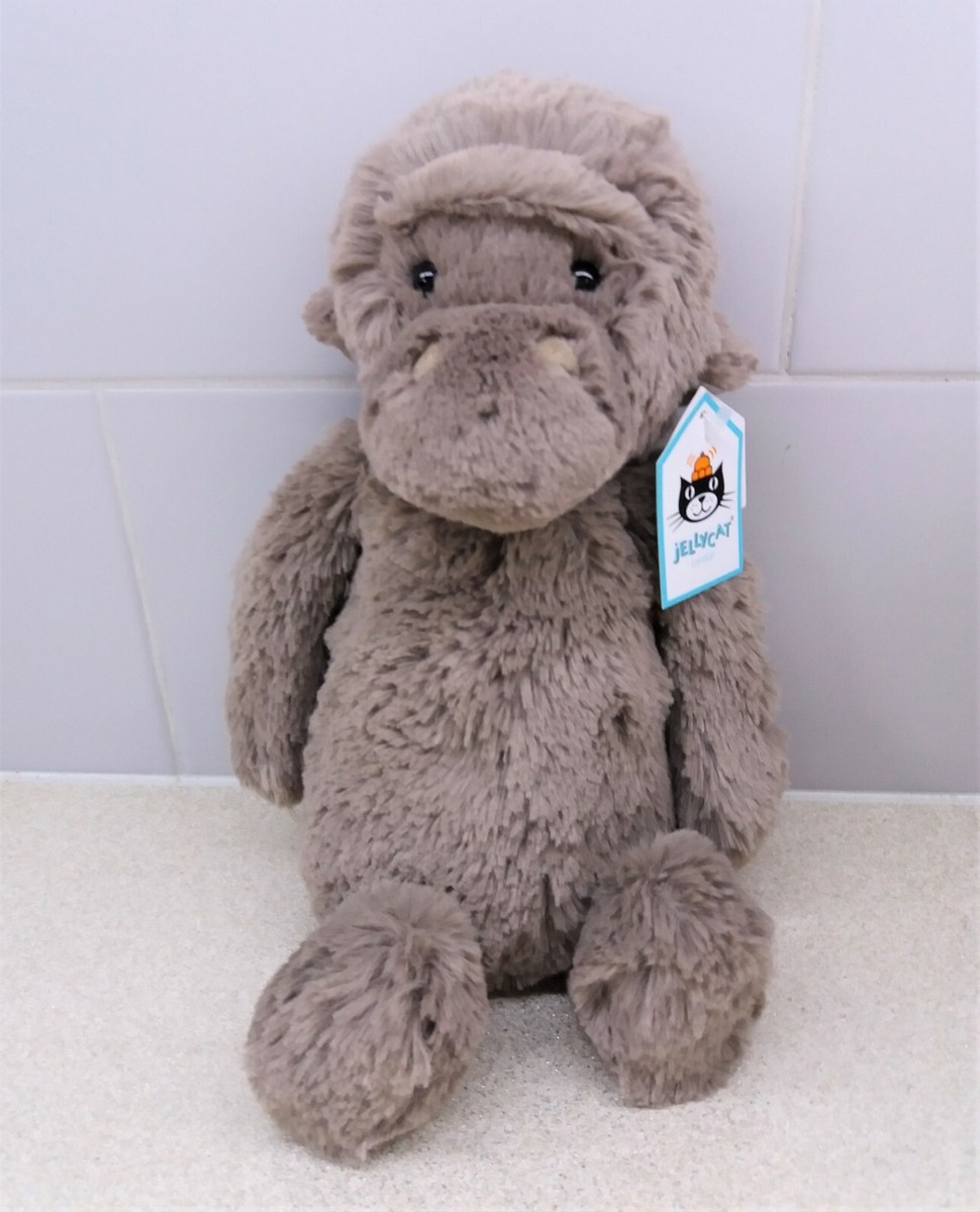 Jellycat Medium Bashful Gorilla Brown Chimp Monkey Soft Toy