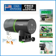 Battery-Powered Aquarium Food Dispenser - Moisture-Proof & Adjustable Feeding