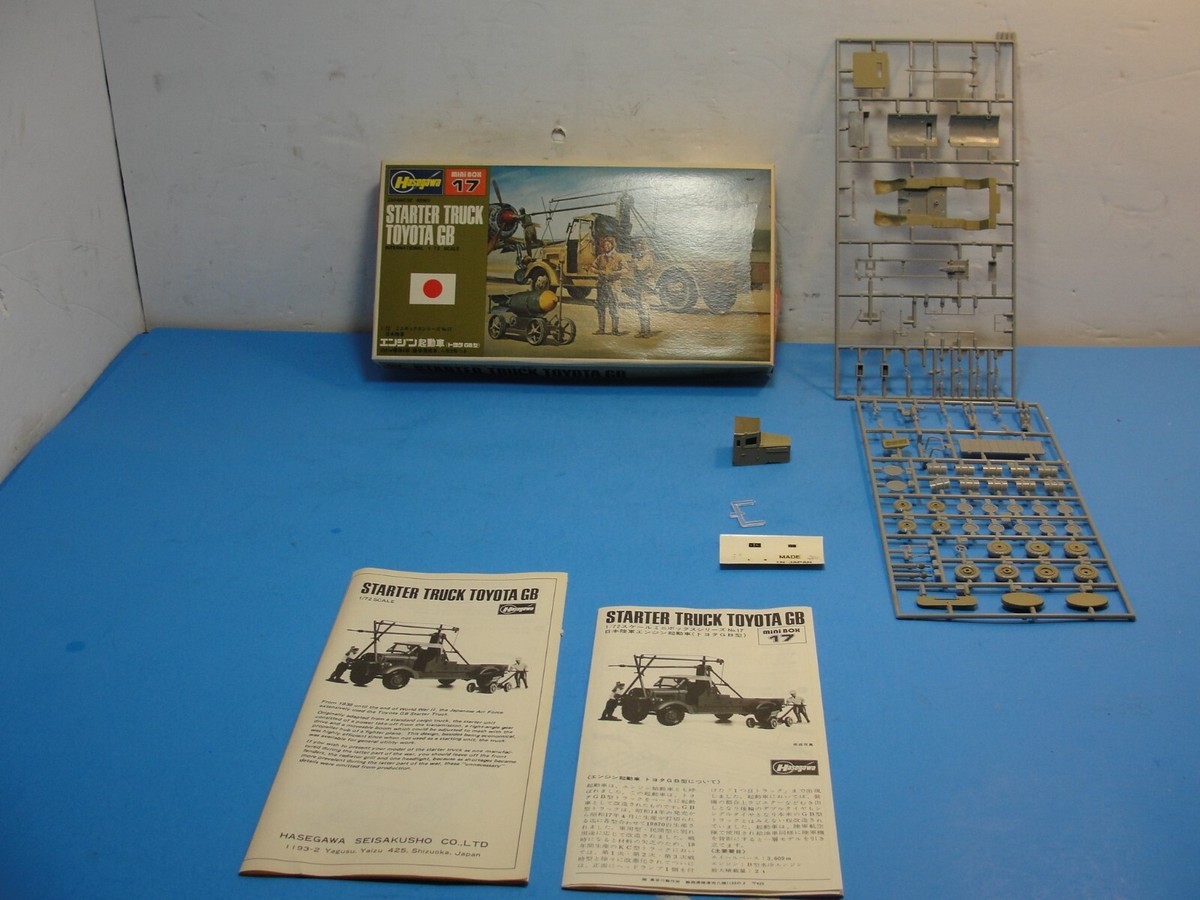 Mie Hasegawa 1/72 Starter Truck Toyota GB Japanese Army New in