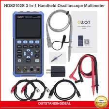 HDS2102S 3-In-1 100MHz Handheld Oscilloscope 500MSa/s Sampling Rate Multimeter