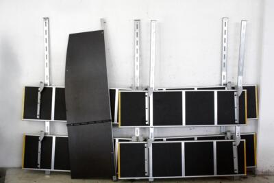 W94 GEM EXPRESS COURIER VO LINE ALUMINUM SHELVES RACKING SETUP