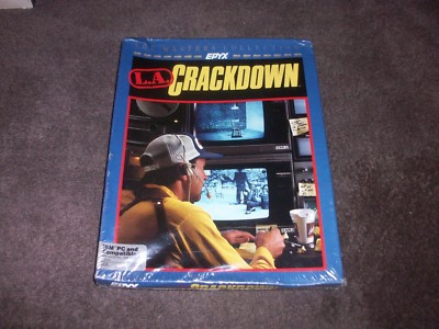 Vintage PC Game - L.A. CRACKDOWN - Epyx - IBM - RARE - NEW