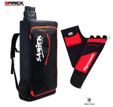 Samick Back Pack & Cartel Archery Dynamic 501 Recurve Bow Hip Quiver 3 Tube