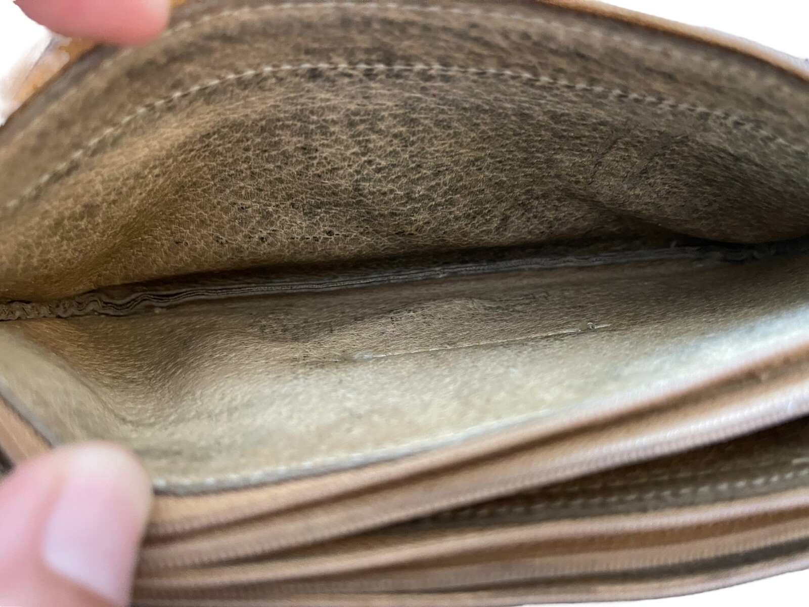 Rare Vintage Gucci Triple Zip Wallet Coin Purse Gucci… Gem