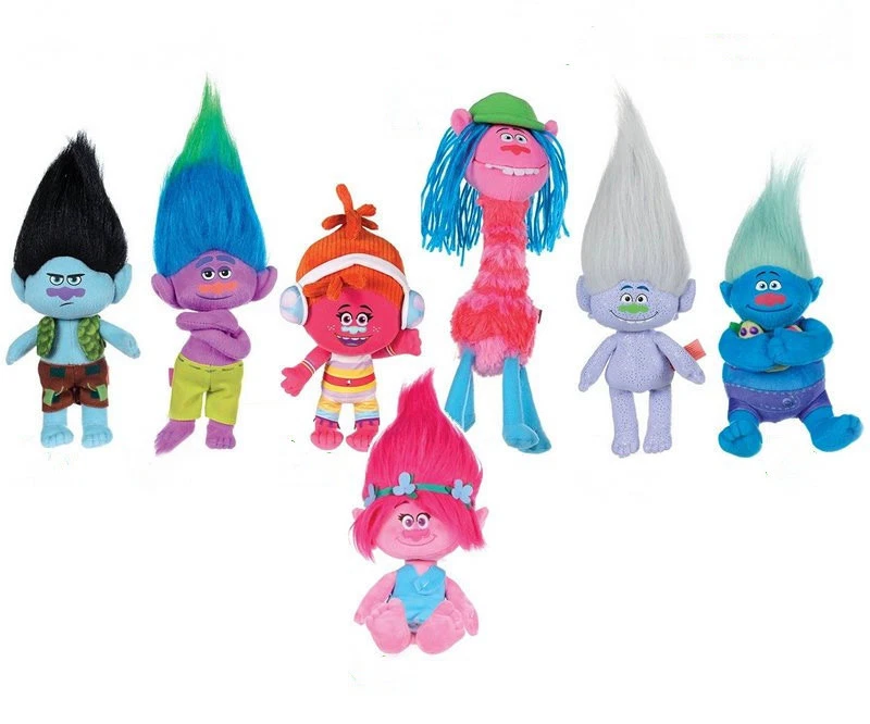 Trolls Plüsch Verschiedene Modelle Spielfiguren NEU