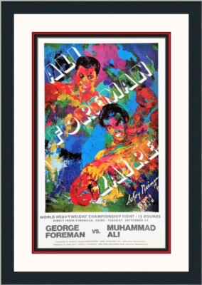 Leroy Neiman Ali-Foreman Zaire 1974 Heavyweight Fight Poster