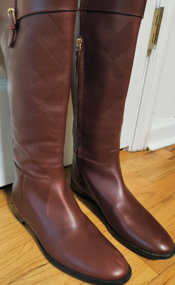 ミドルブーツ BURBERRY  Burberry Boots Women Rubber Red/Bordeaux 5B73D020-6E2D-439C-A2AD-