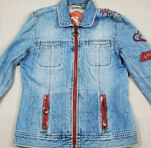 Chicos Denim Jean Jacket Light 4 Pocket 