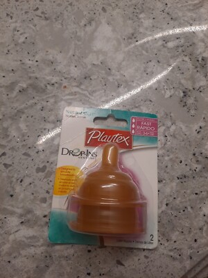PLAYTEX OLDER BABY FAST FLOW FLAT TOP NIPPLES DISCONTINUED HARD TO FIND FREESHIP