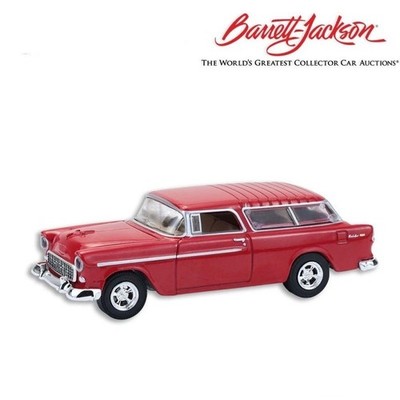 1955 Chevrolet Nomad Custom Wagon  *** Greenlight Barrett Jackson 1:64