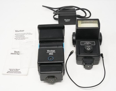 Vivitar 5600 and 283 Auto Thyristor Flash, DSC-3 Dedicated Sensor Tested Work