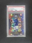 2025 Panini Select - Concourse Jaxson Dart #93 Red & Blue Shock Prizm (RC) PSA 9