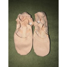 Bloch Synchrony Stretch Canvas Split Sole Ballet Flats Pink S0625L C 1