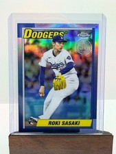 2025 Topps Chrome - 1990 Topps Baseball Roki Sasaki #90CU-18 (RC)