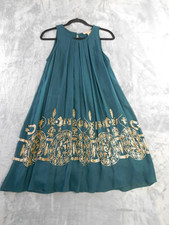Anthropologie Not So Serious Dress Womens 4 Beaded Sequin Embellished Boho