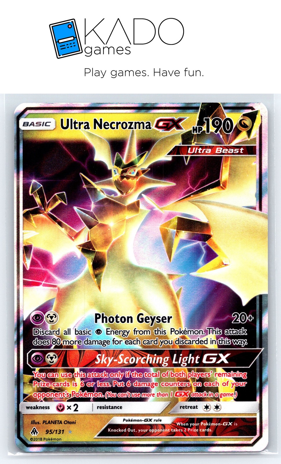 SM - Forbidden Light #95/131 Ultra Necrozma GX