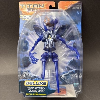 Titan A.E. Deluxe Rapid Attack Queen Drej 1999 Figure With Battle Action Sounds