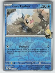 Cynthia's Feebas 052/182 Destined Rivals Reverse Holo