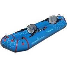 Advanced Elements Packlite+ Packraft Two Person Inflatable Kayak, Blue