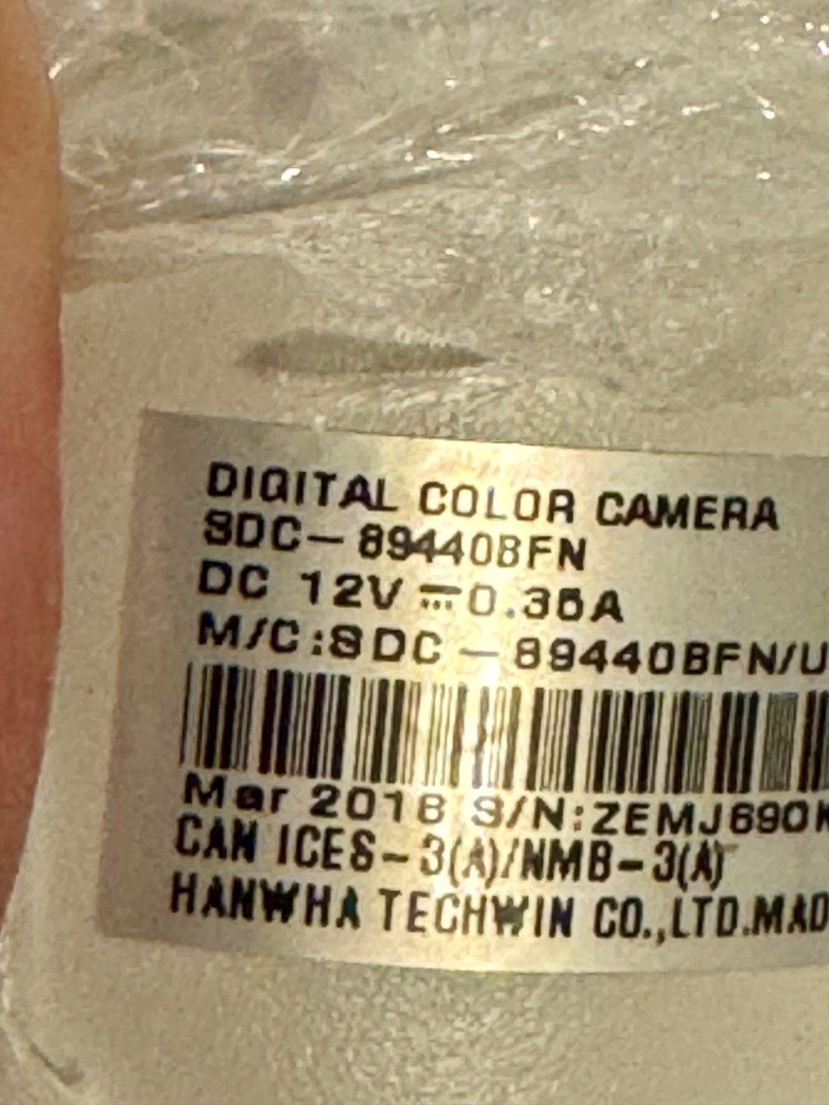 NEW  SAMSUNG SDC-89440BFN SUPER HD 1440p Security Camera, Night Vision / Outdoor