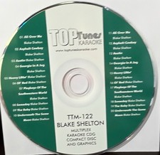 122 BLAKE SHELTON TOP TUNES KARAOKE CDG LOT TAM