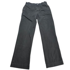 Polo Ralph Lauren Chino Pants Kid's Size 12 Black Straight Leg Embroidered Pony