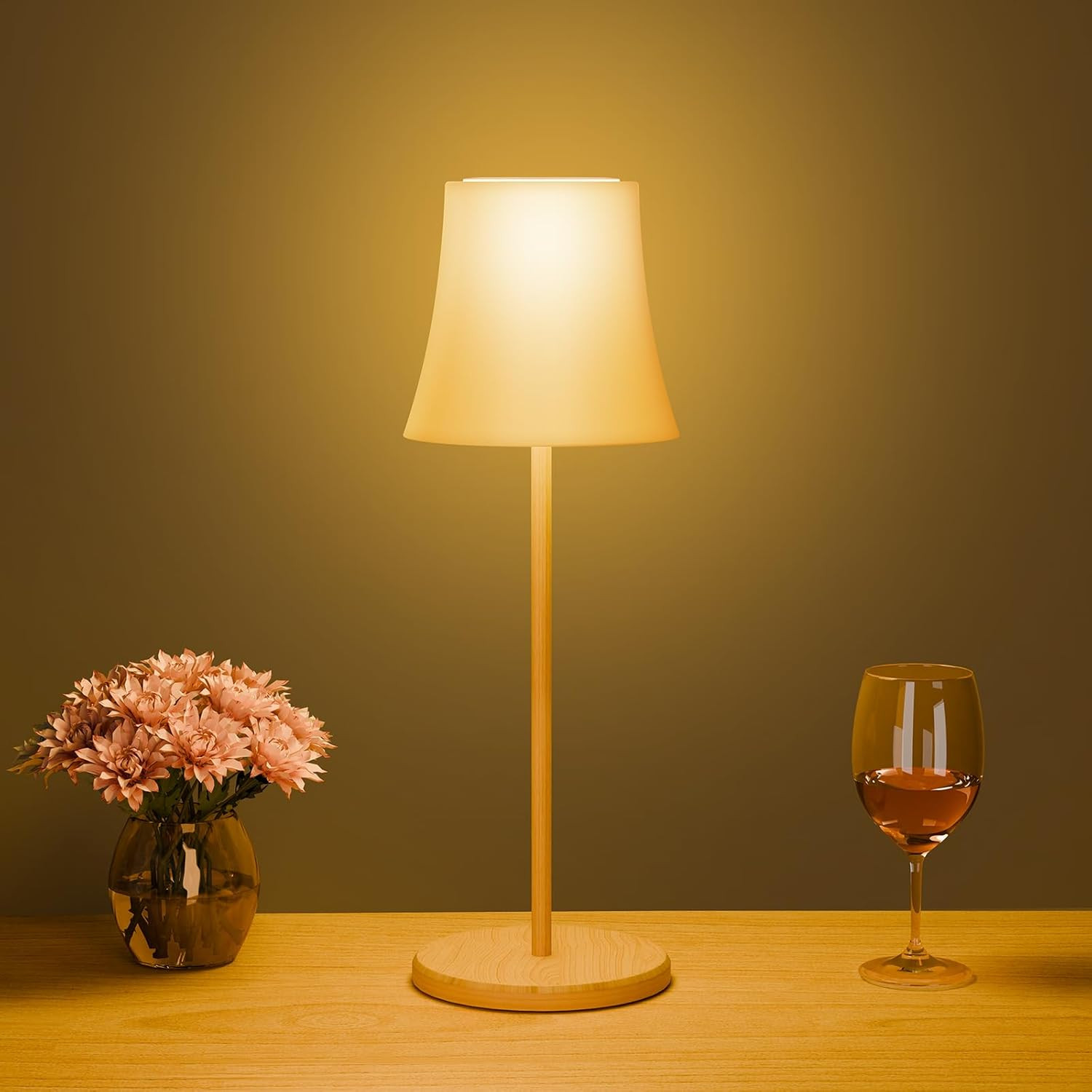 Lampada da Tavolo Senza Fili LED RGB Dimmerabile - Ricaricabile USB