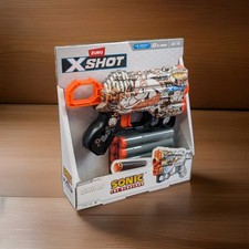 Zuru X-Shot Menace Skins Dart Gun Sonic The Hedgehog Retro Includes 8 Darts NIB