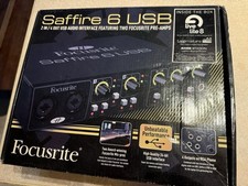 Focusrite Saffire 6 USB Audio Interface. With Box.