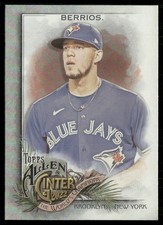 Jose Berrios 2022 Topps Allen Ginter Silver Portrait Toronto Blue Jays #286
